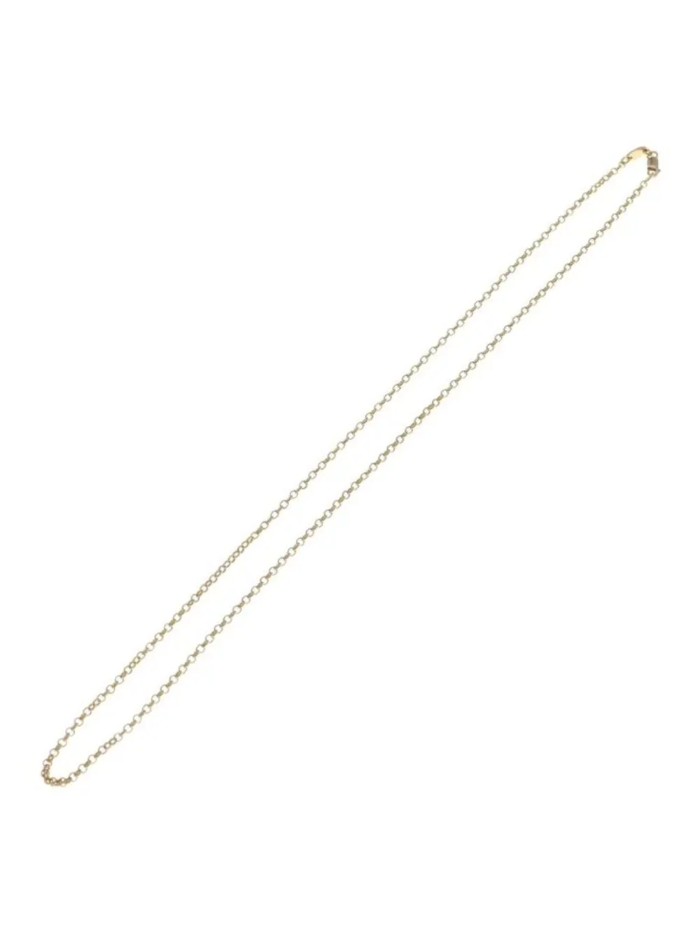 Chrome Hearts 22k Neckchain Roll Chain Necklace Gold